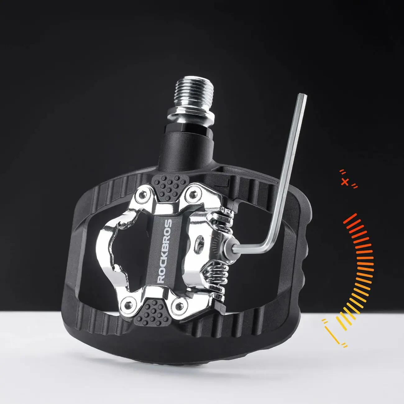 Pedały rowerowe platformowe half-lock 4/7