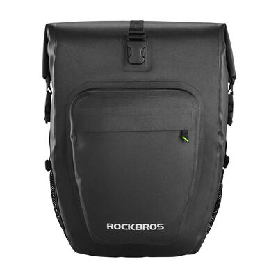 Borsa impermeabile per portapacchi 27 l - nera