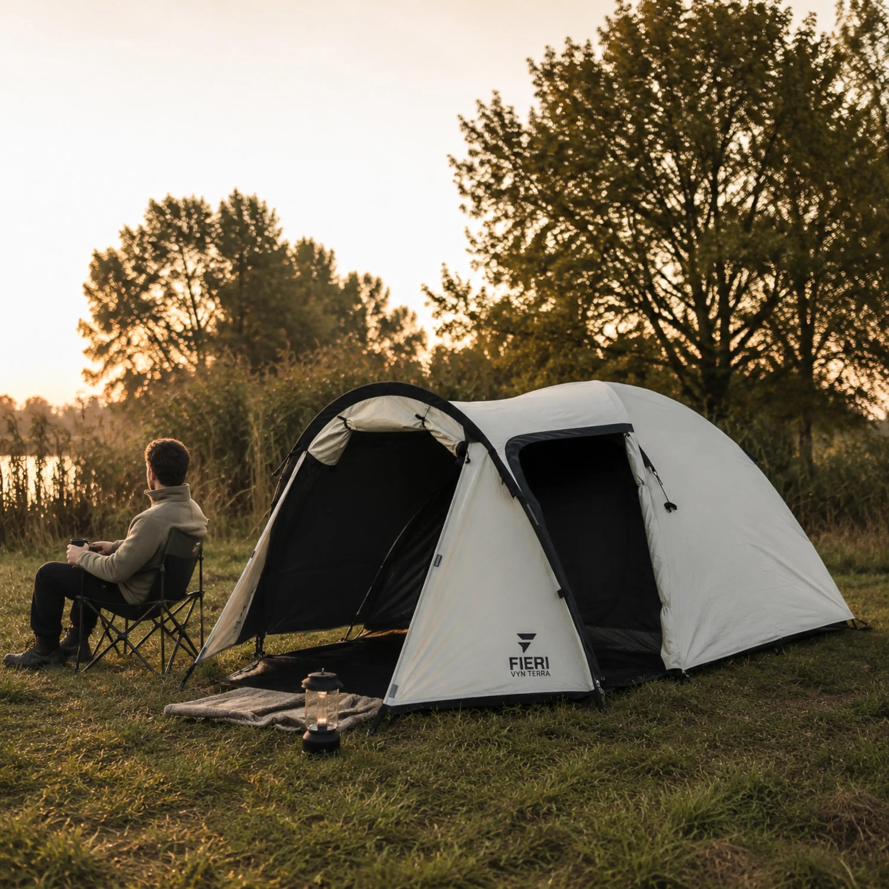 VYN Terra Cooldome Koepeltent - 3 Persoons Tent - Ruim & Waterdicht 2/6