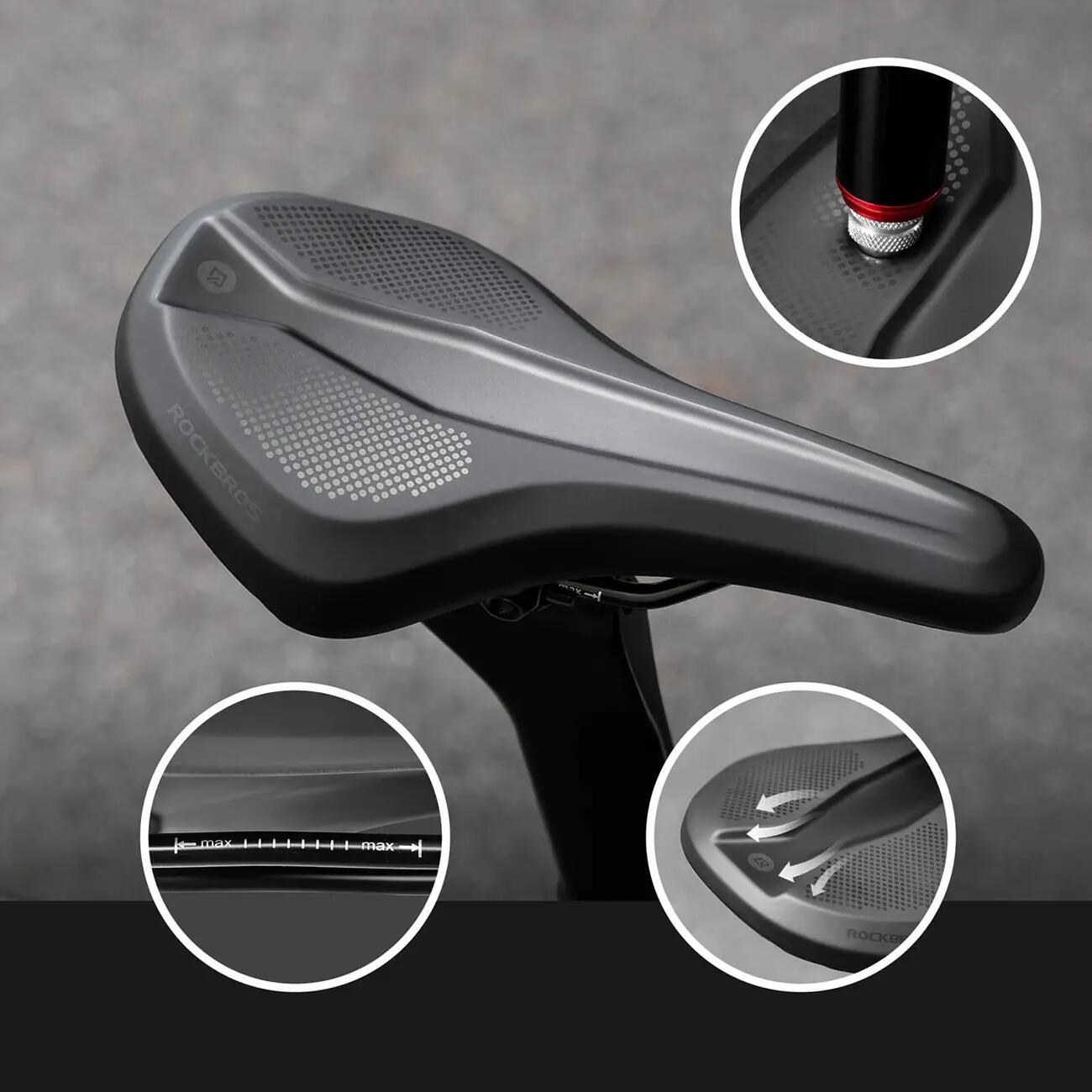 Siodełko rowerowe sportowe ergonomiczne 7/7