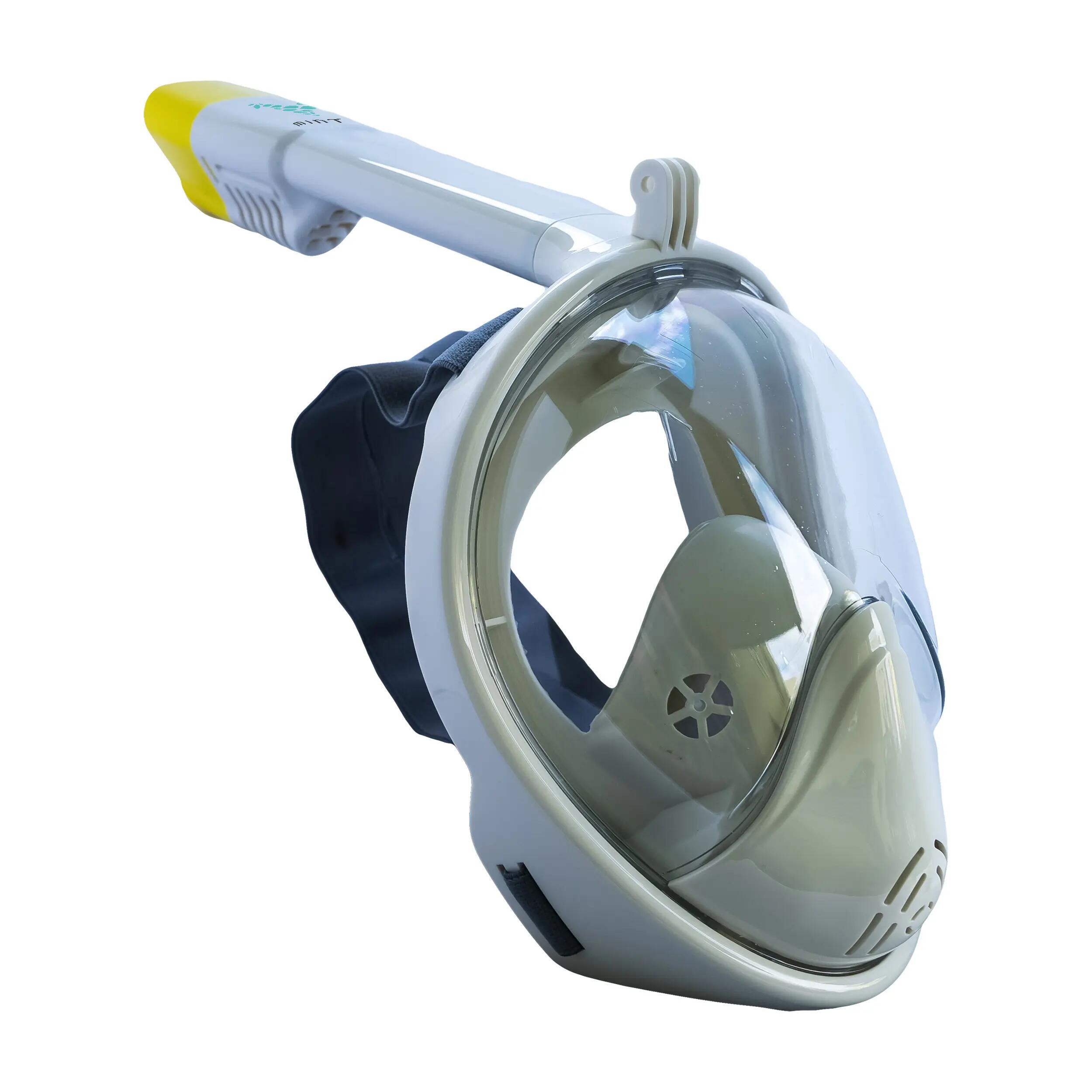 Maschera da snorkeling Freebreath in vetro tondo 2/4