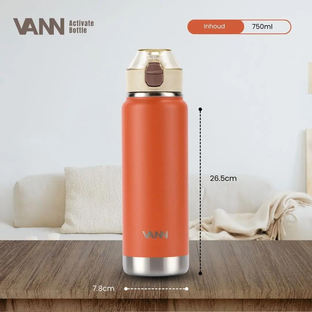 RVS drinkfles met rietje - Activate Bottle 750 ml - desert clay 5/11