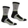 Heren Samaris 2 Season Socks (pak van 2) (Donker staal/Elektrisch kalk)
