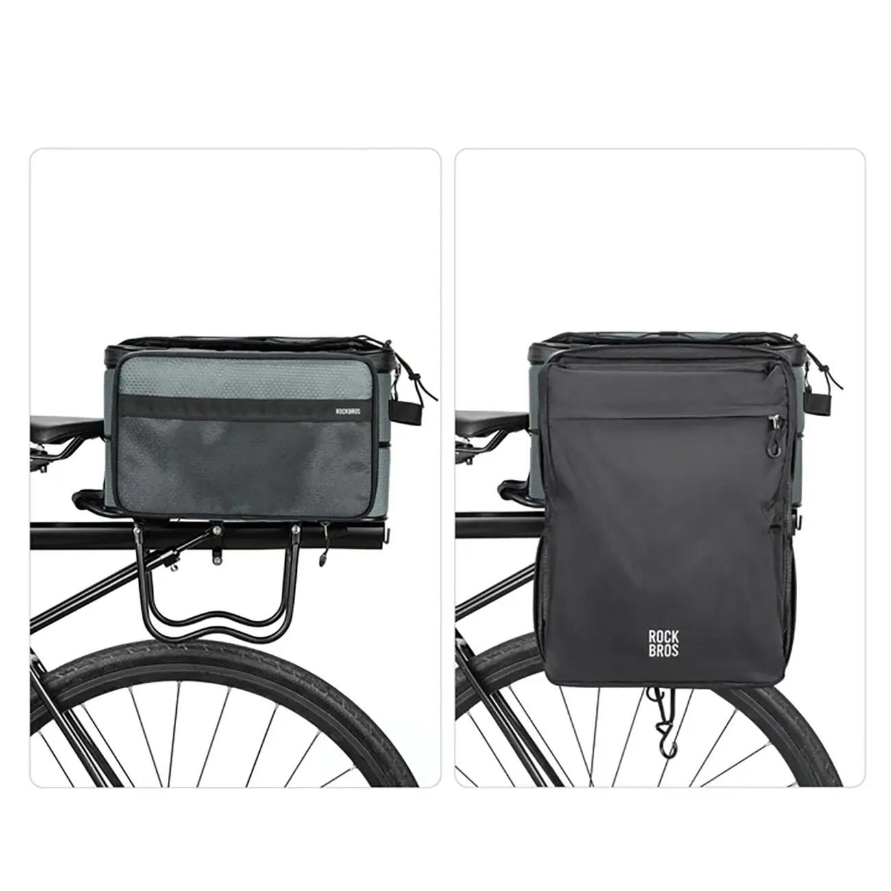 Borsa da bici pieghevole per portapacchi 15-30 l 3/7
