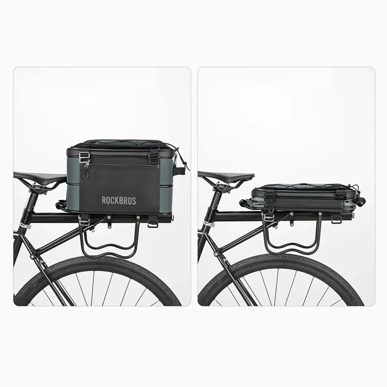Borsa da bici pieghevole per portapacchi 15-30 l 2/7