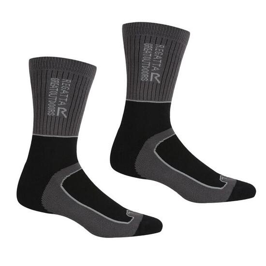 Chaussettes SAMARIS SEASON Homme (Noir / Gris Foncé)