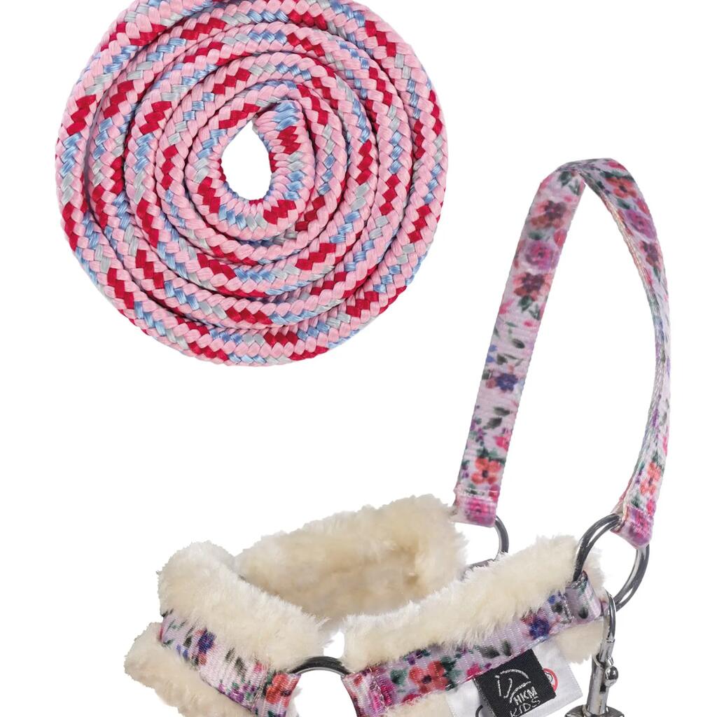 Hobby Horse Halter and Lead Rope Set HKM Kids Print