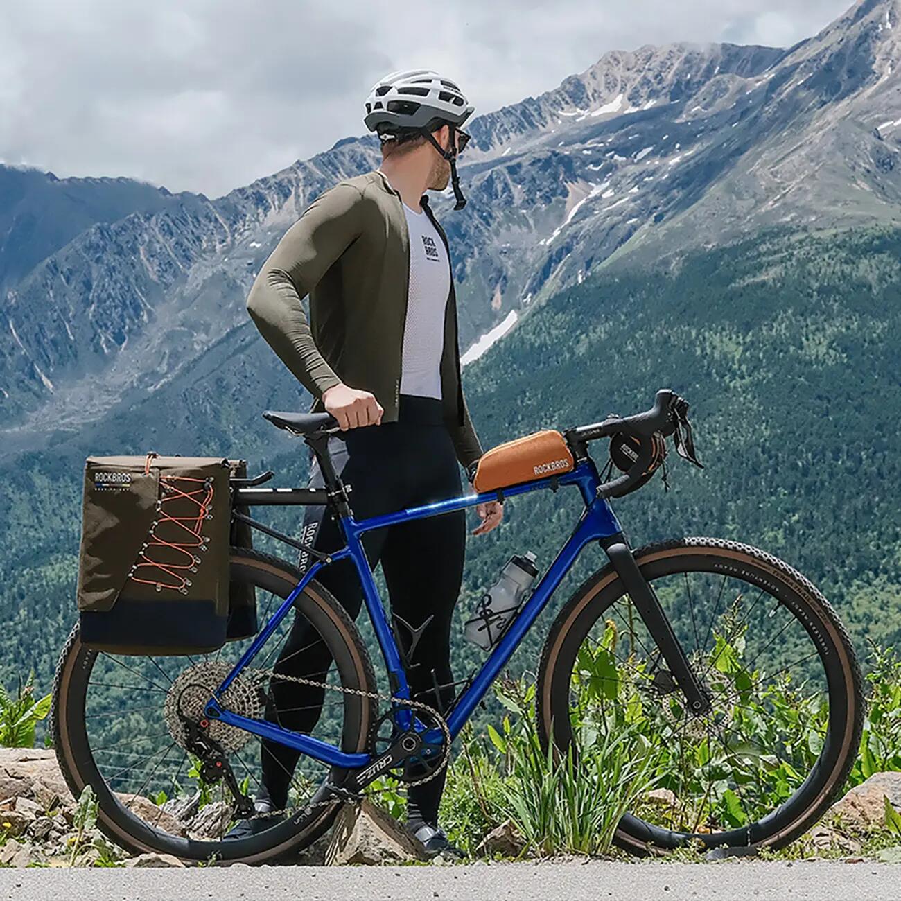 Torba rowerowe na ramę 0,7l wodoodporna 7/7