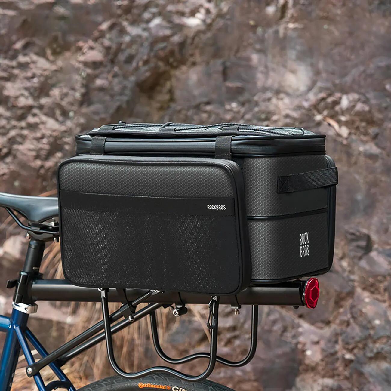 Torba rowerowa składana na bagażnik 15-30l 5/6