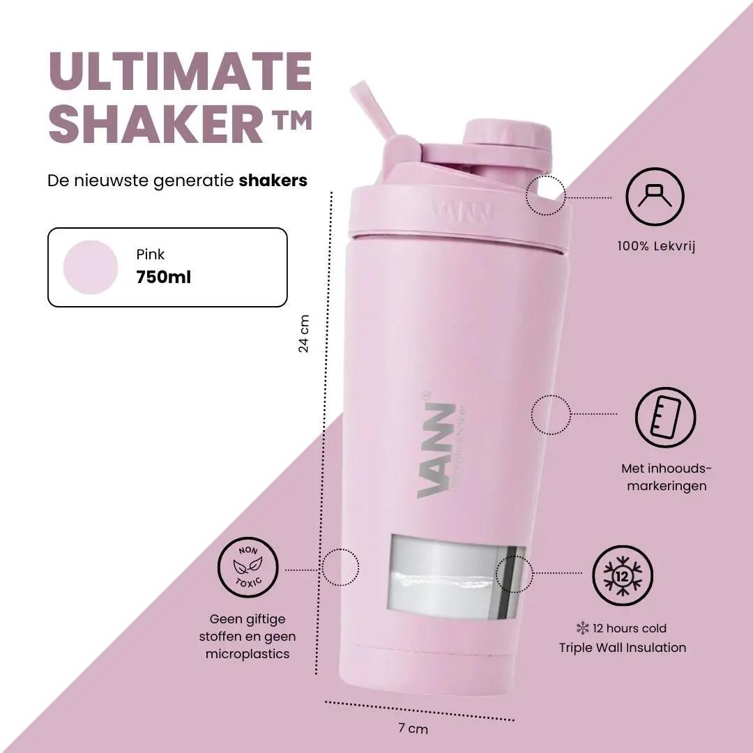 Bouteille - Fitness - Isotherme, anti‑grumeaux - Ultimate 750 ml - Rose 2/11