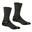 Calcetines Blister Protection II para Hombre Pack de 2 Negro, Lima Eléctrico