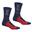 Heren Samaris 2 Season Socks (pak van 2) (Marine/Donkerrood)