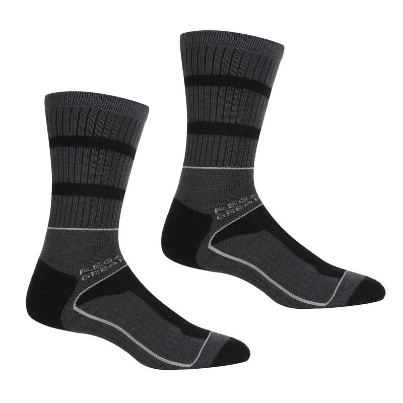 Chaussettes SAMARIS Homme (Noir / Gris foncé)