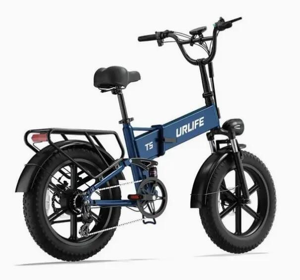 URLIFE T5 összecsukható elektromos kerékpár, nagy nyomatékú motorral 4/13