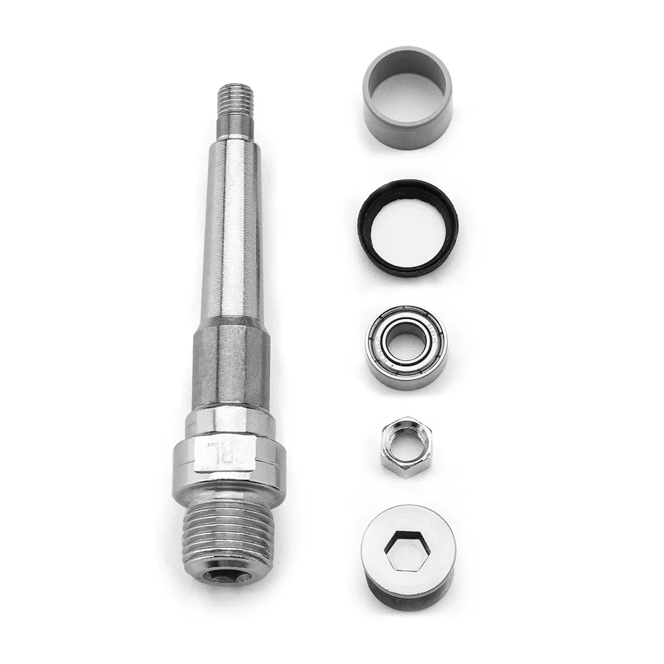 Pedały rowerowe rockbros k307pt aluminiowe odblaskowe platformowe - czarne 6/6