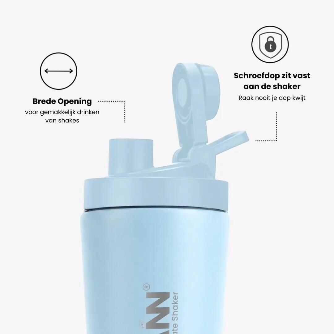 Boisson - Fitness - Unisexe - Isotherme triple paroi, inox recyclé - Bay Blue 5/11