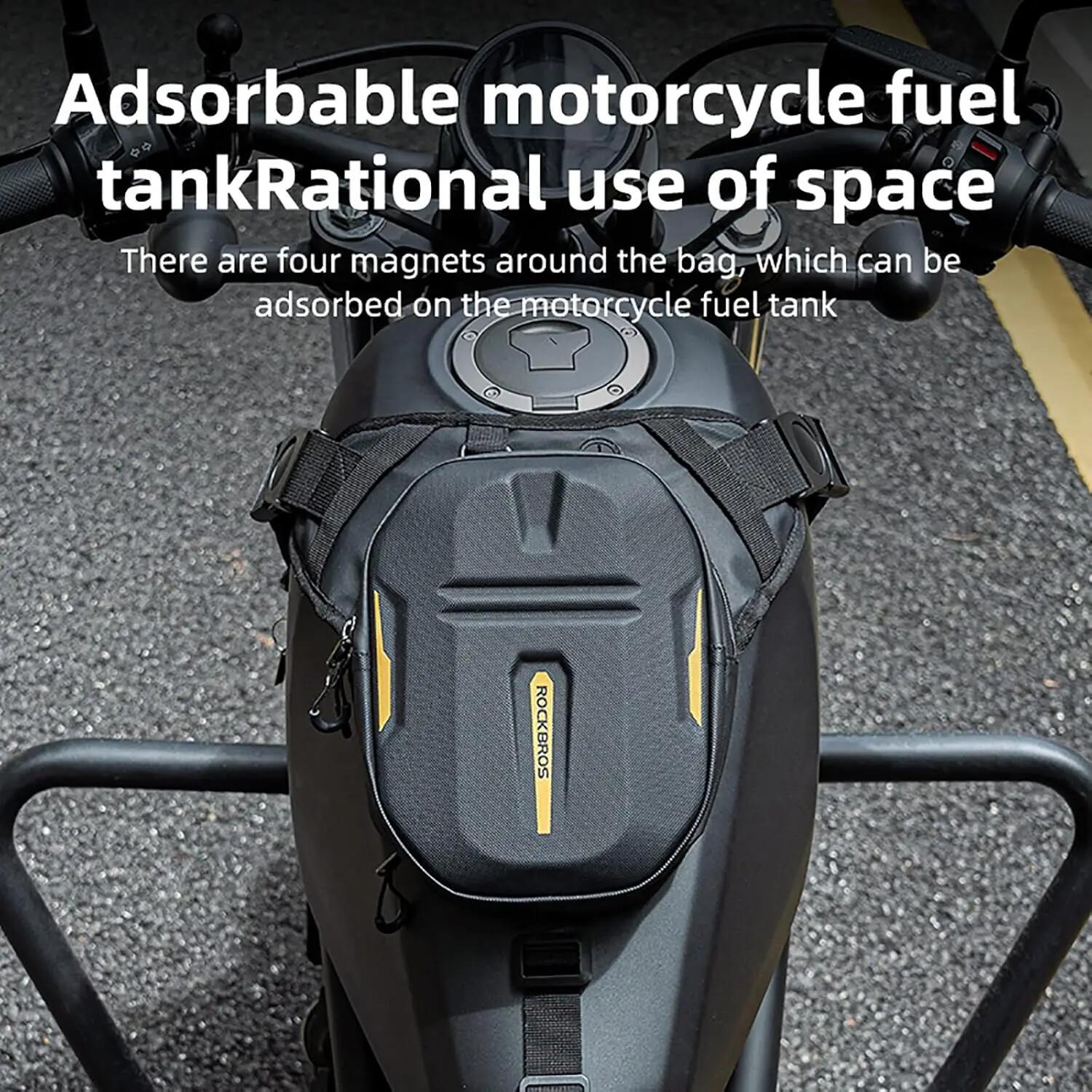 Tankrucksack Motorrad wasserdicht magnetisch Beintasche erweiterbar 5/7