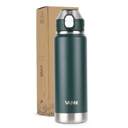 Drinkfles - Activate Bottle 750 ML - RVS met klik-rietjesdop - Wild Berry