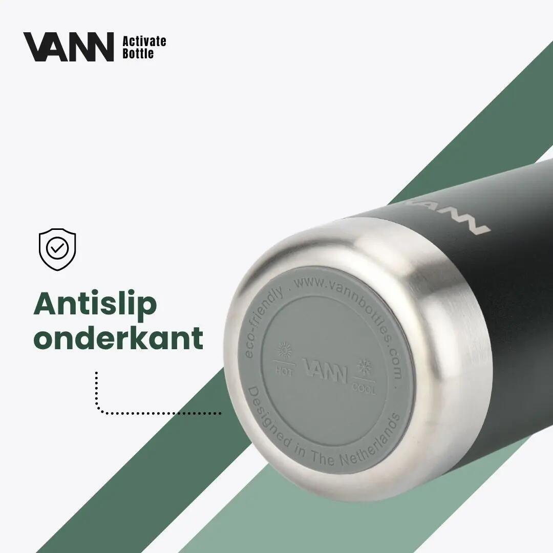 RVS drinkfles met rietje - Activate Bottle 750 ml - dark forest 9/11