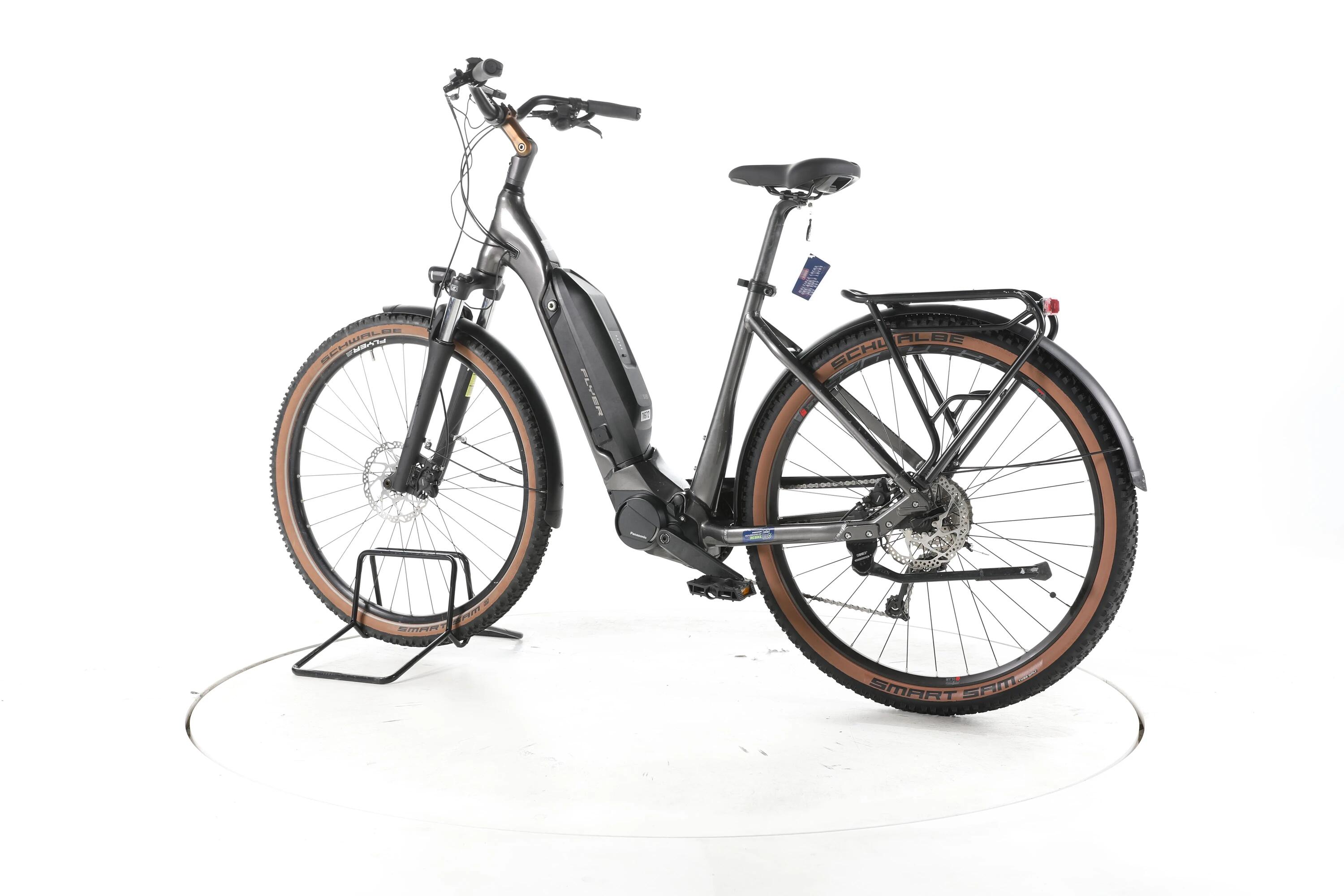 Second Life - FLYER Upstreet5 3.12 Trekking E-Bike Niska rama - Stan dobry 7/7