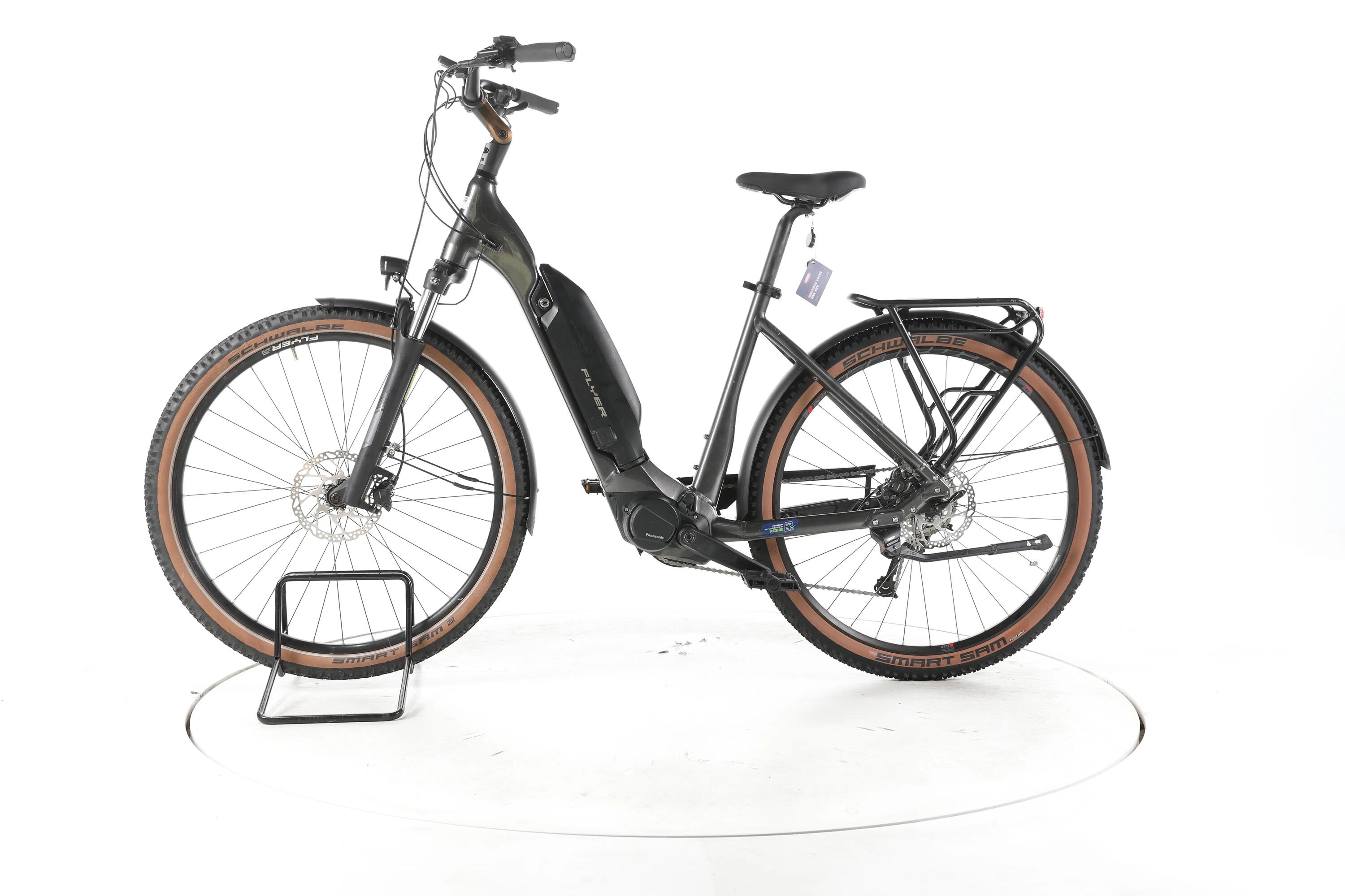 Second Life - FLYER Upstreet5 3.12 Trekking E-Bike Niska rama - Stan dobry 6/7