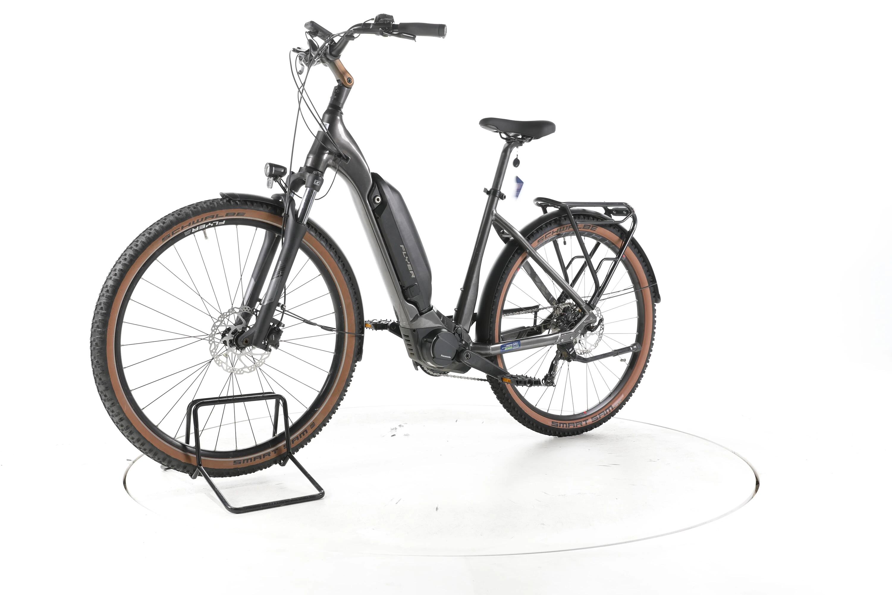 Second Life - FLYER Upstreet5 3.12 Trekking E-Bike Niska rama - Stan dobry 5/7