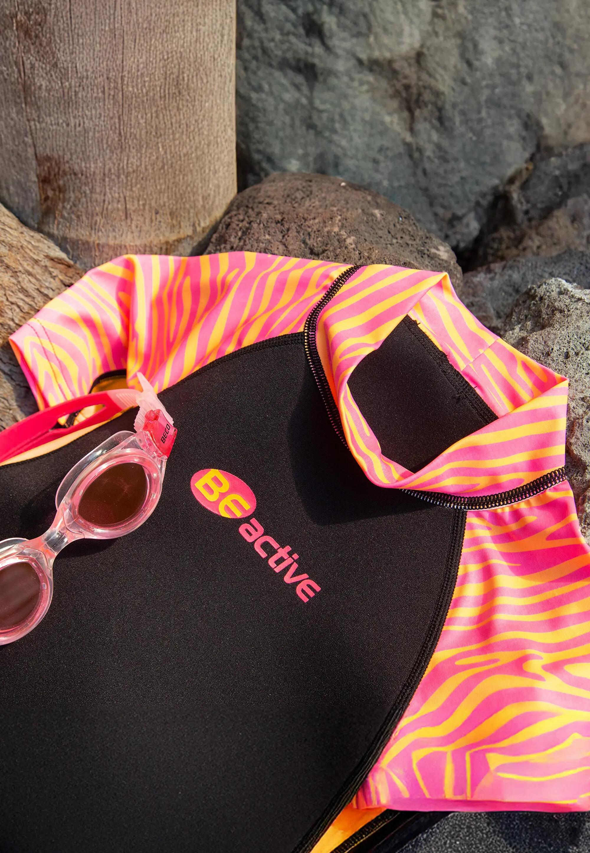 Neoprenanzug Neopren-Shorty BEactive Neopren Twins "Zebra Vibes" 9/9