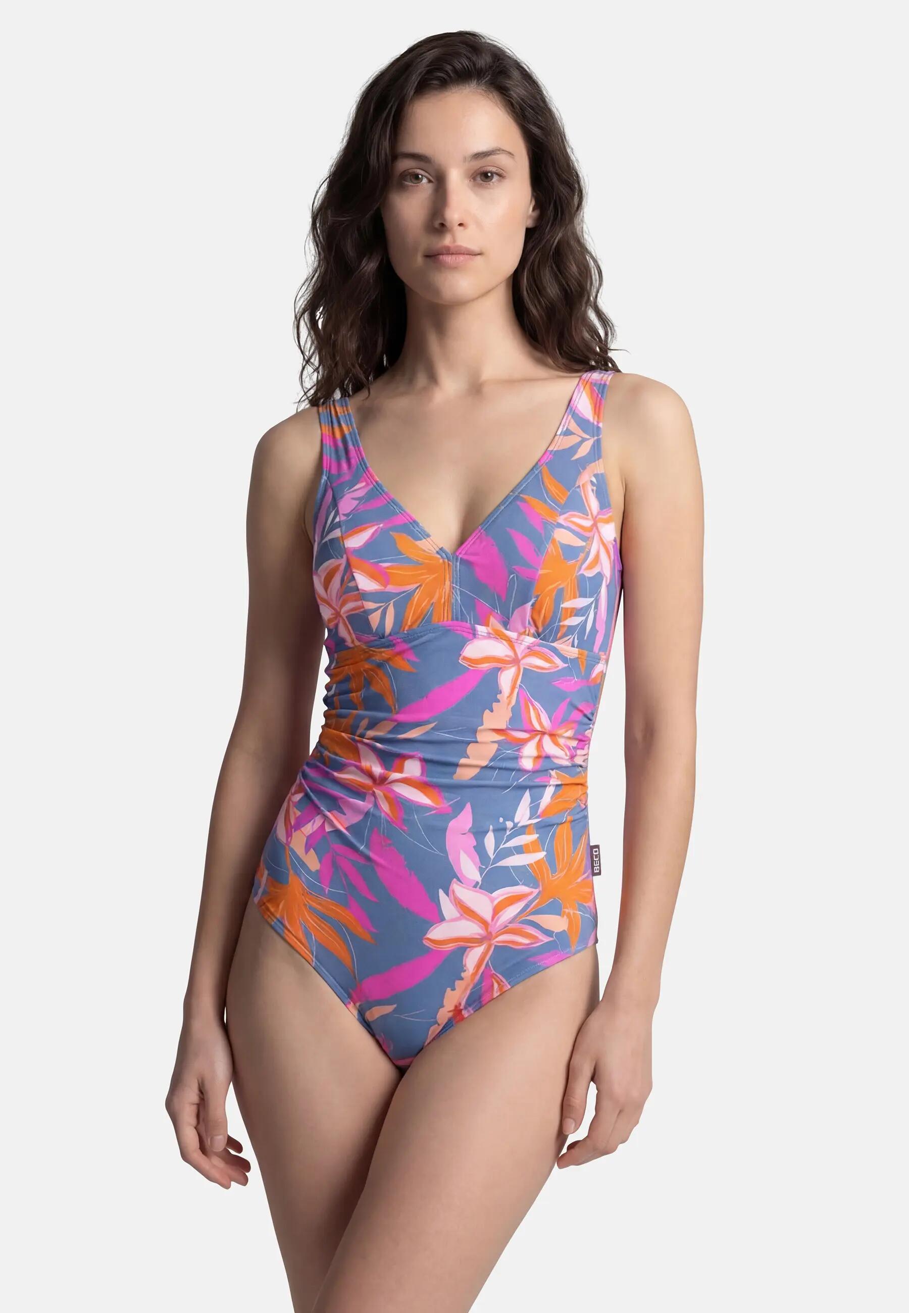 Badeanzug Tropical Flowers 8/10
