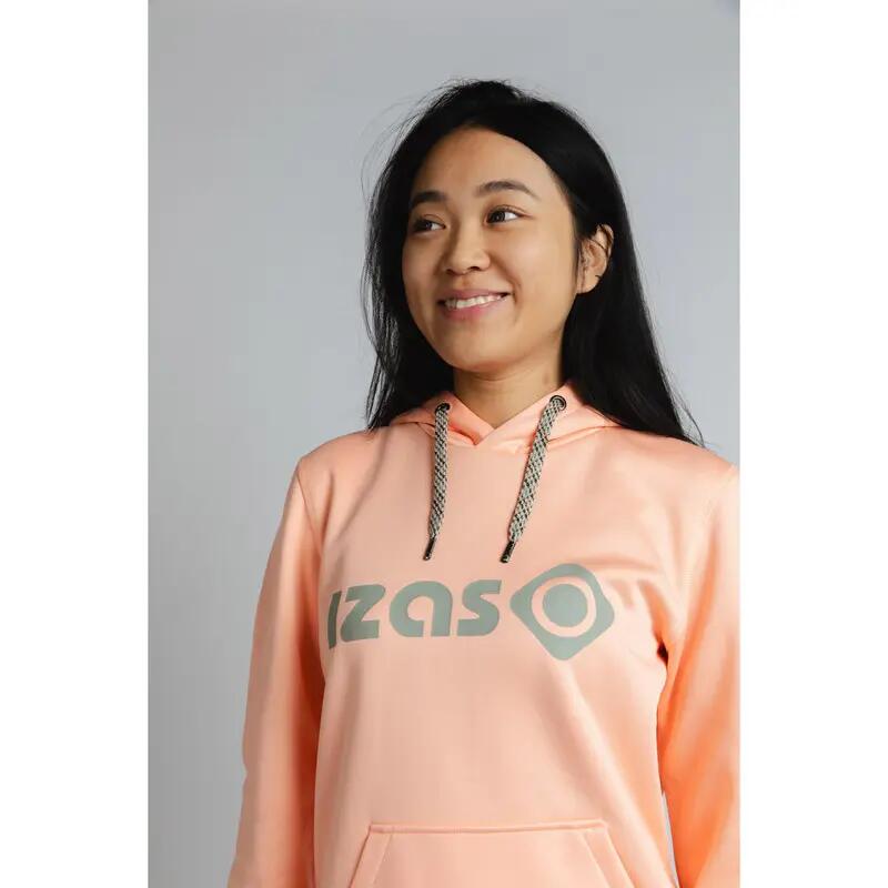 Izas Sudadera para mujer DUERO W V4 con capucha ajustable , logotipo y bolsillo 8/8