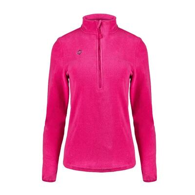 Fodera sportiva in pile con mezza zip SUTTON W da donna di Izas migliora il tuo