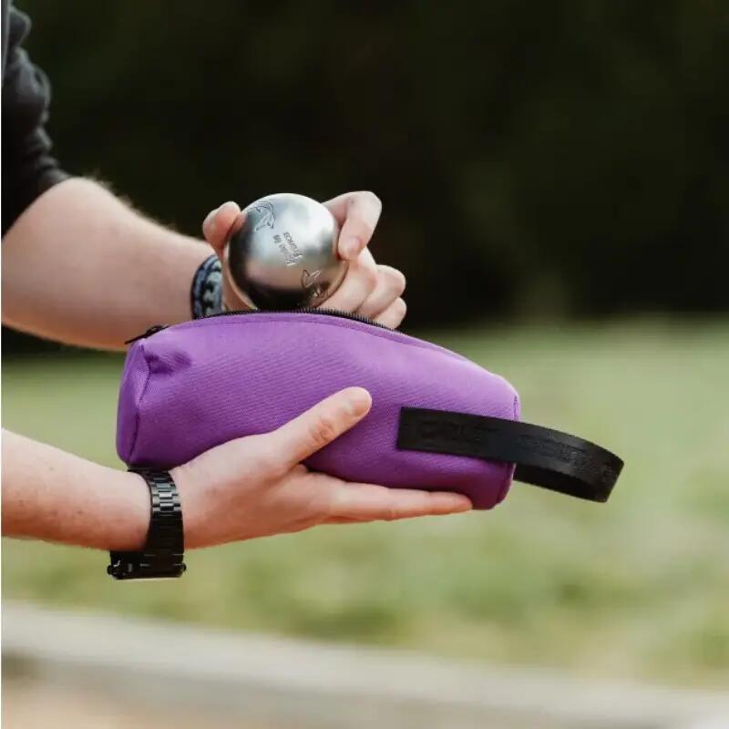 Sacoche pétanque OBUT en toile Violette 3/3