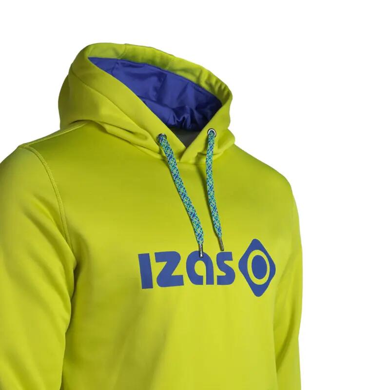 Izas Sudadera de hombre DUERO M V4 con capucha ajustable , logotipo y bolsillo 3/3
