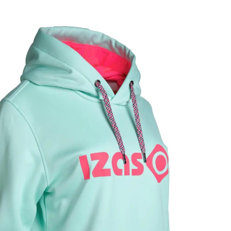 Sweat femme DUERO W V4 avec capuche réglable, logo et poche frontale 3/3
