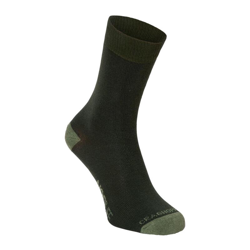 NosiLife Socken, insektenabwehrend Herren Olivgrün/Grasgrün