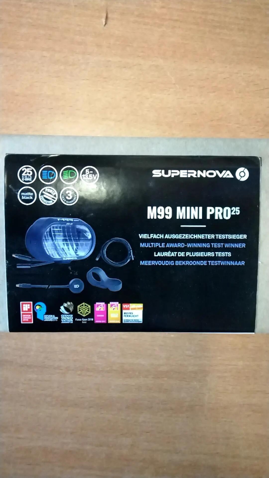Faro AXA M99 Mini 25 para E-Bike, Ideal para Uso Off-Road 3/7