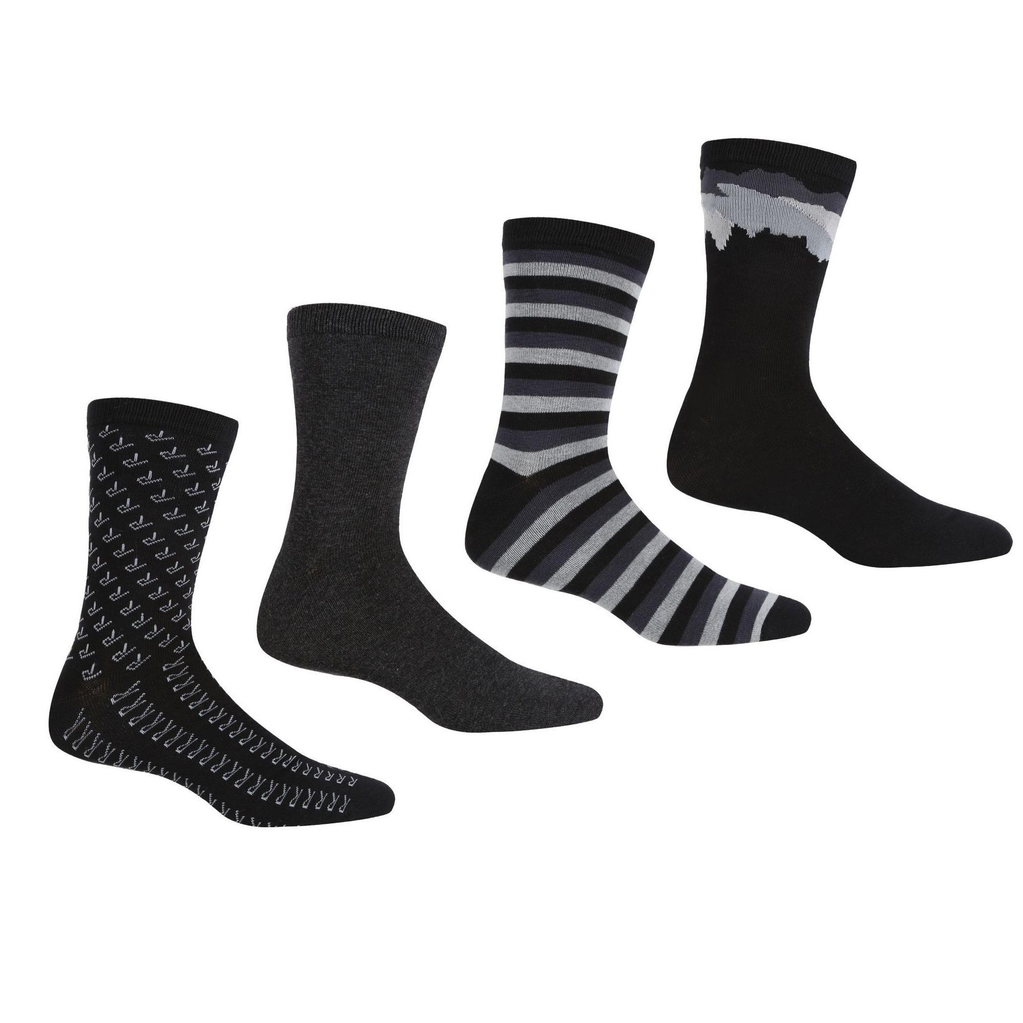 "Lifestyle" Socken für (4erPack) Herren Schwarz 2/4