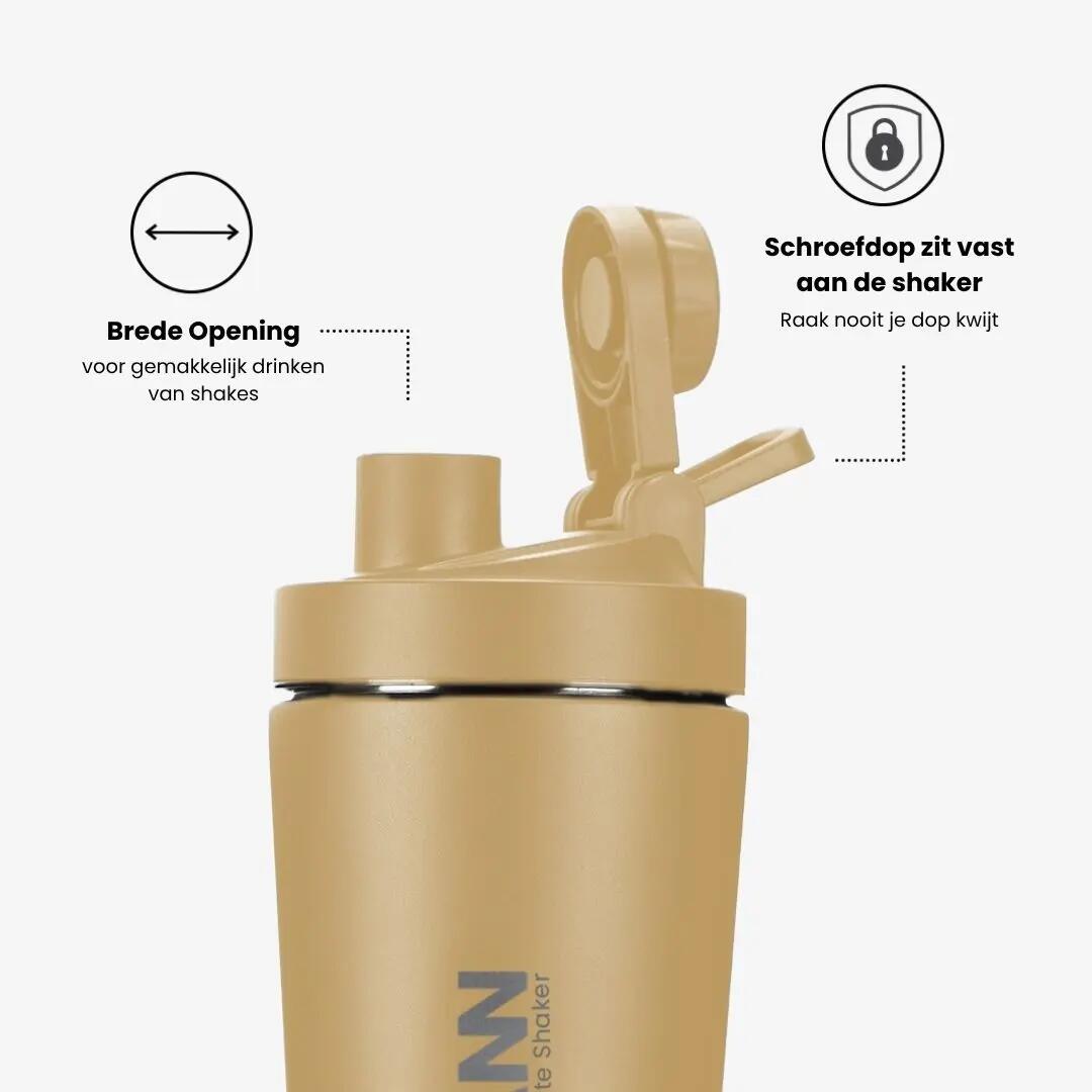 Shaker - Isotherme - Unisexe - 3‑parois inox 750 ml - Mesa Taupe 5/11