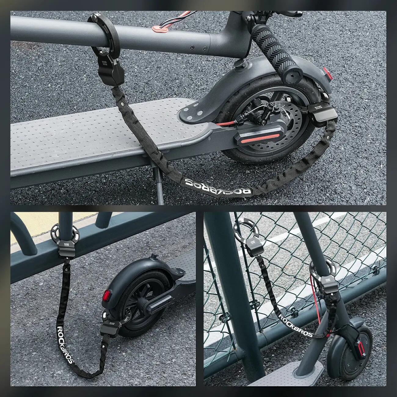 Zapięcie łańcuchowe do hulajnogi i roweru 60 cm 4/7