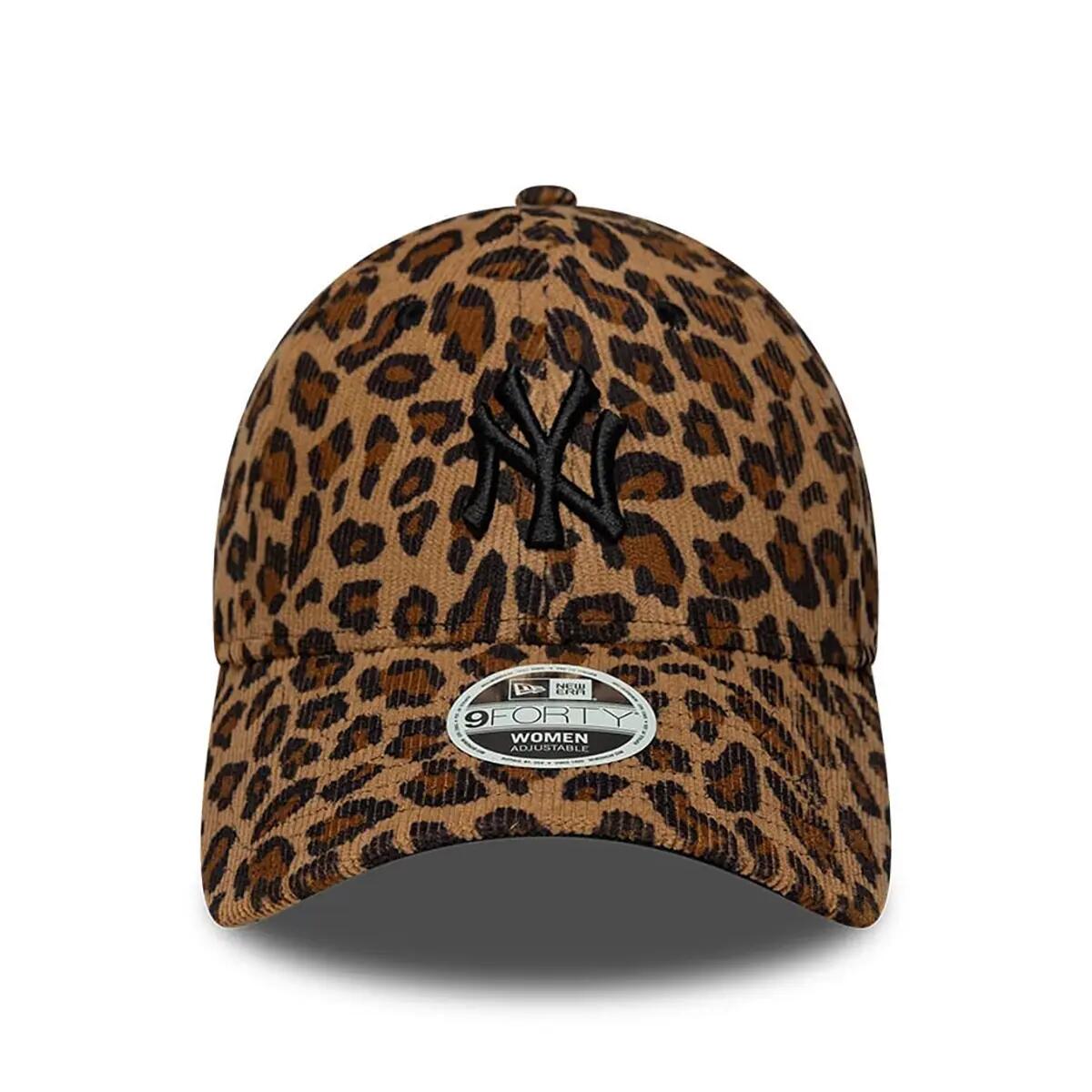 Cappellino da baseball donna New York Yankees New Era 9Forty Leopard Cord 2/5