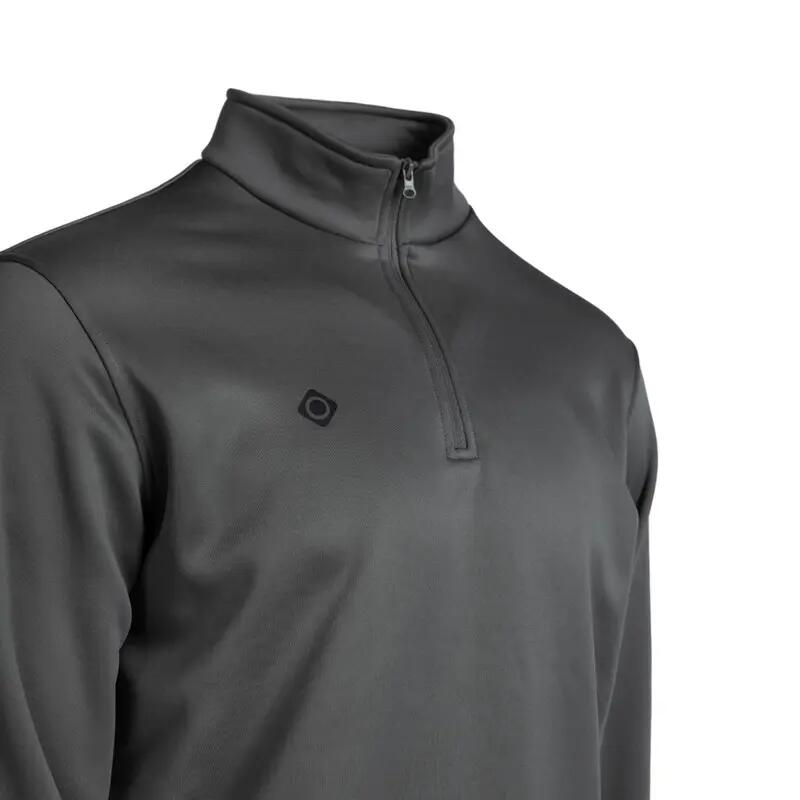 Izas Sudadera de hombre SAUD V2 con cremallera y manga sentada de corte cómodo 3/4