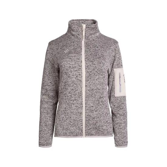 Giacca da donna in maglia termica SAMAUN W V3 con collo alto e tasche con zip