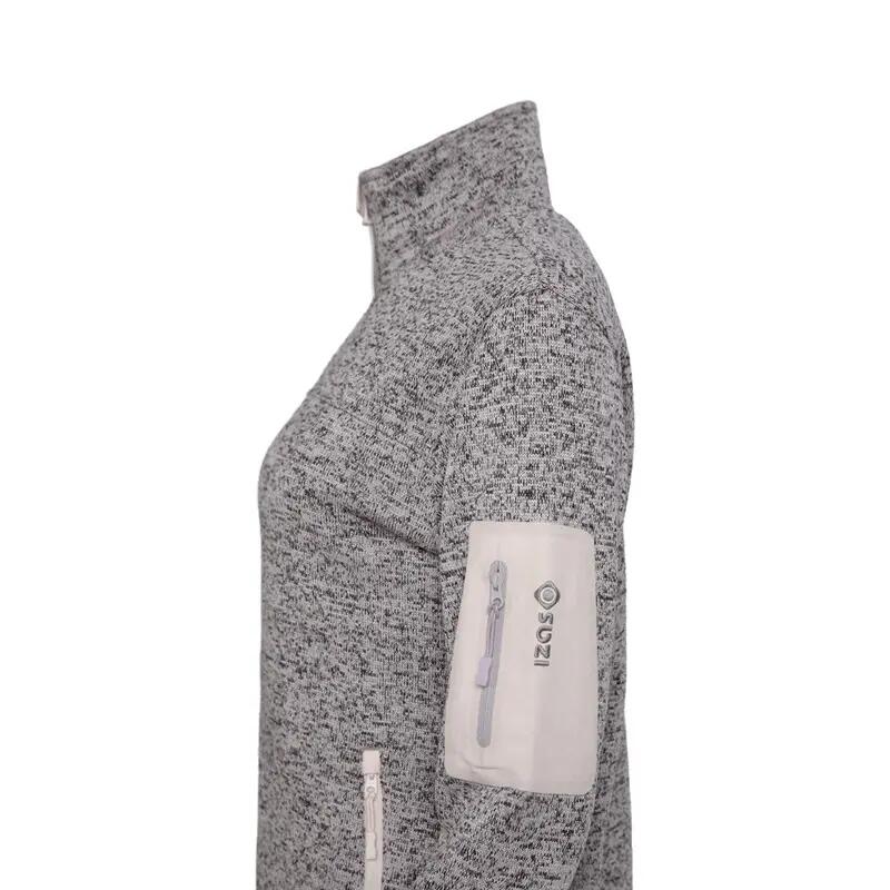 Izas Chaqueta polar de punto térmica de mujer SAMAUN W V3 con cuello alto y 4/4
