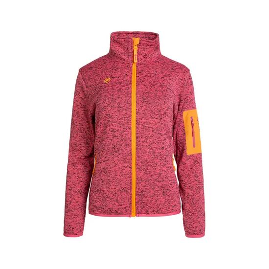 Izas Damen Strickfleecejacke SAMAUN W V3 mit Stehkragen und