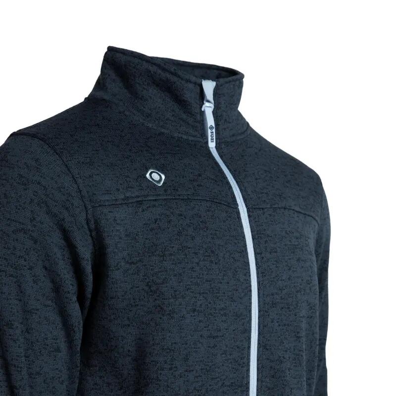 Izas Herren Strickfleecejacke SAMAUN M V3 mit Stehkragen und 3/4