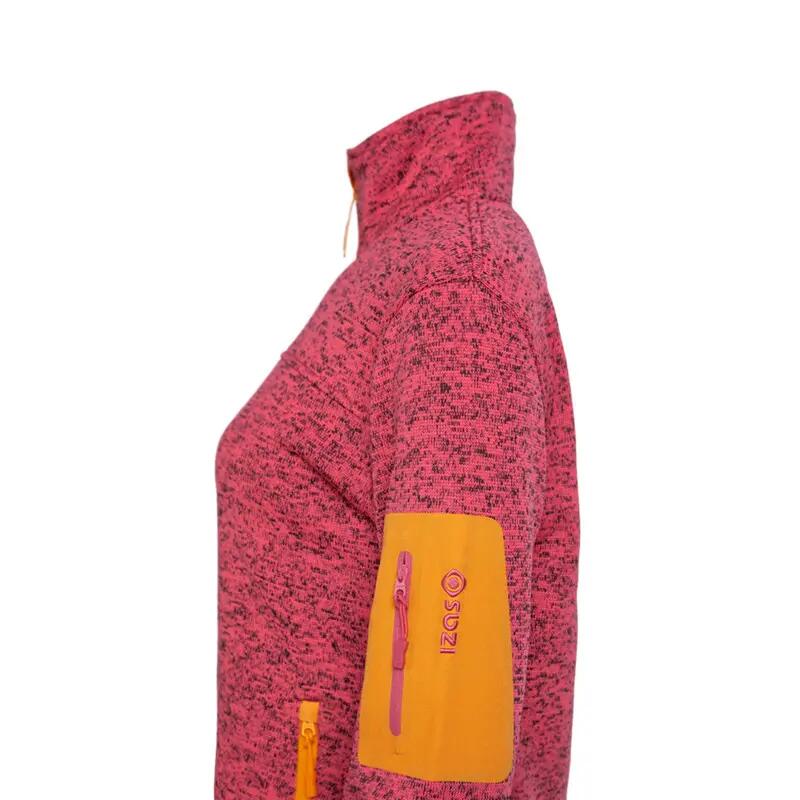Veste polaire thermique SAMAUN W V3 femme avec col montant et poches zippées 4/4