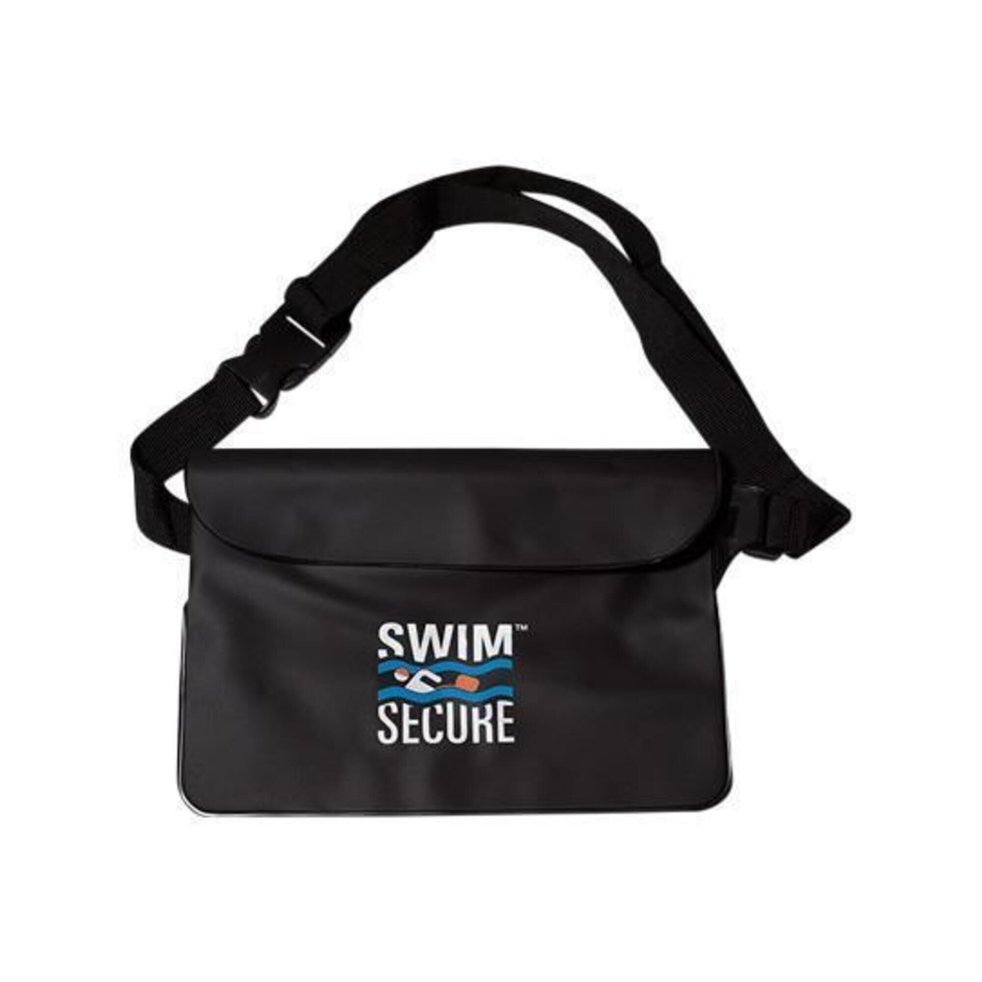 SWIM SECURE Waterproof Bum Bag - Black