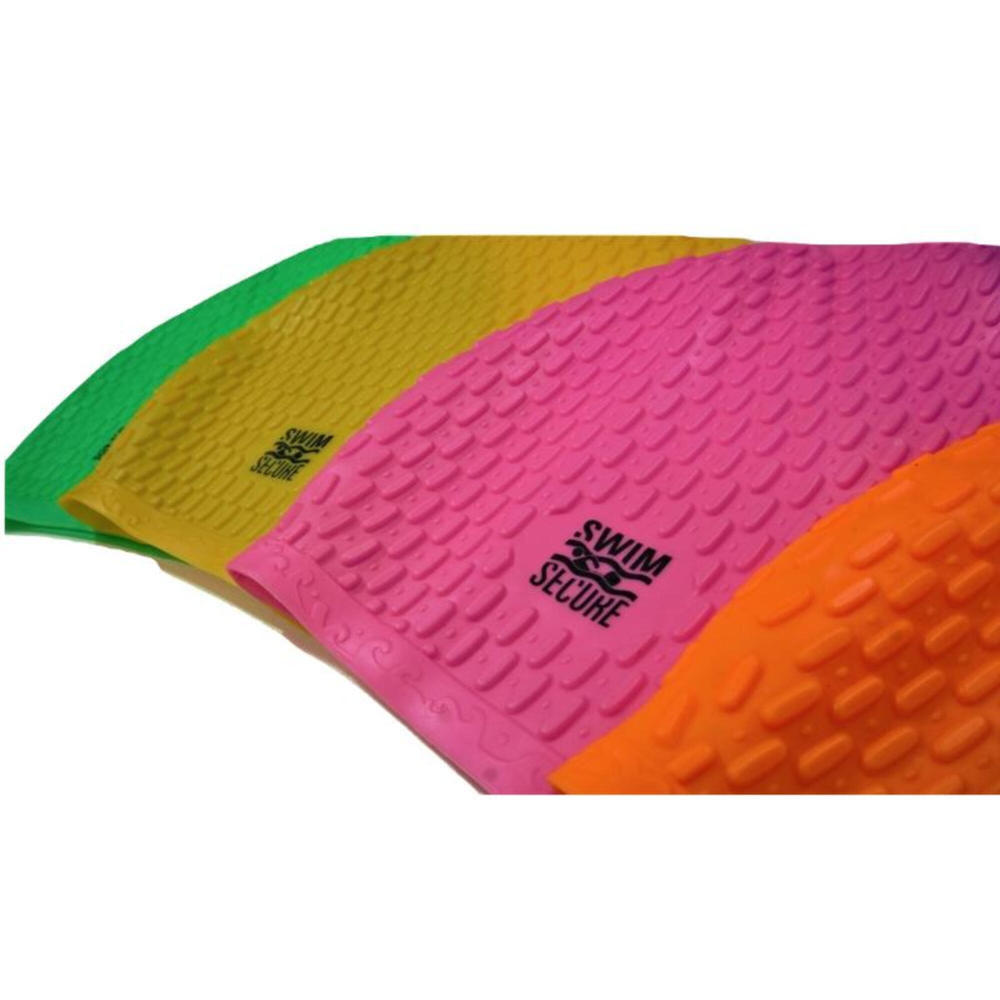 Bubble Swim Hat - Yellow 3/3