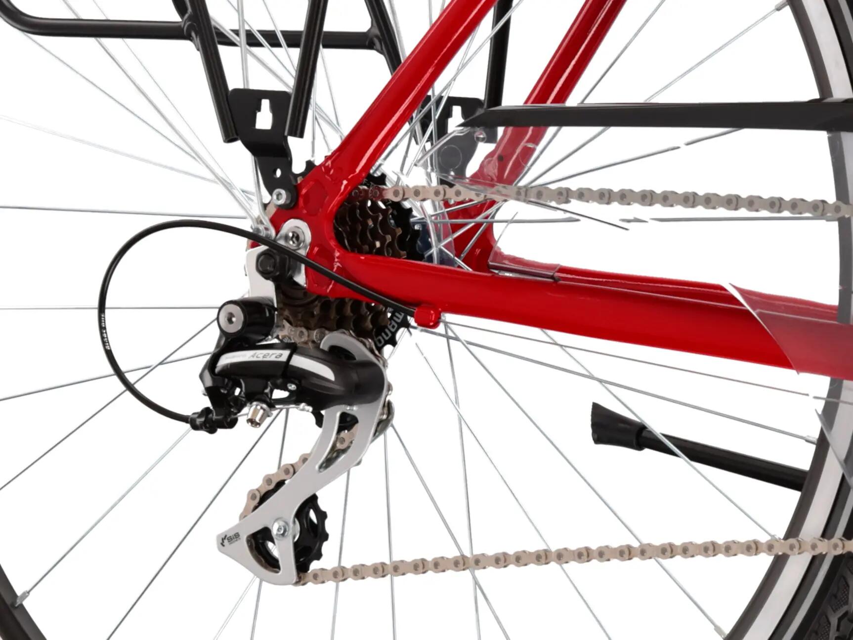 Kross Trans 3.0 28 M (19") czerwony/czarny połysk rower 5/7
