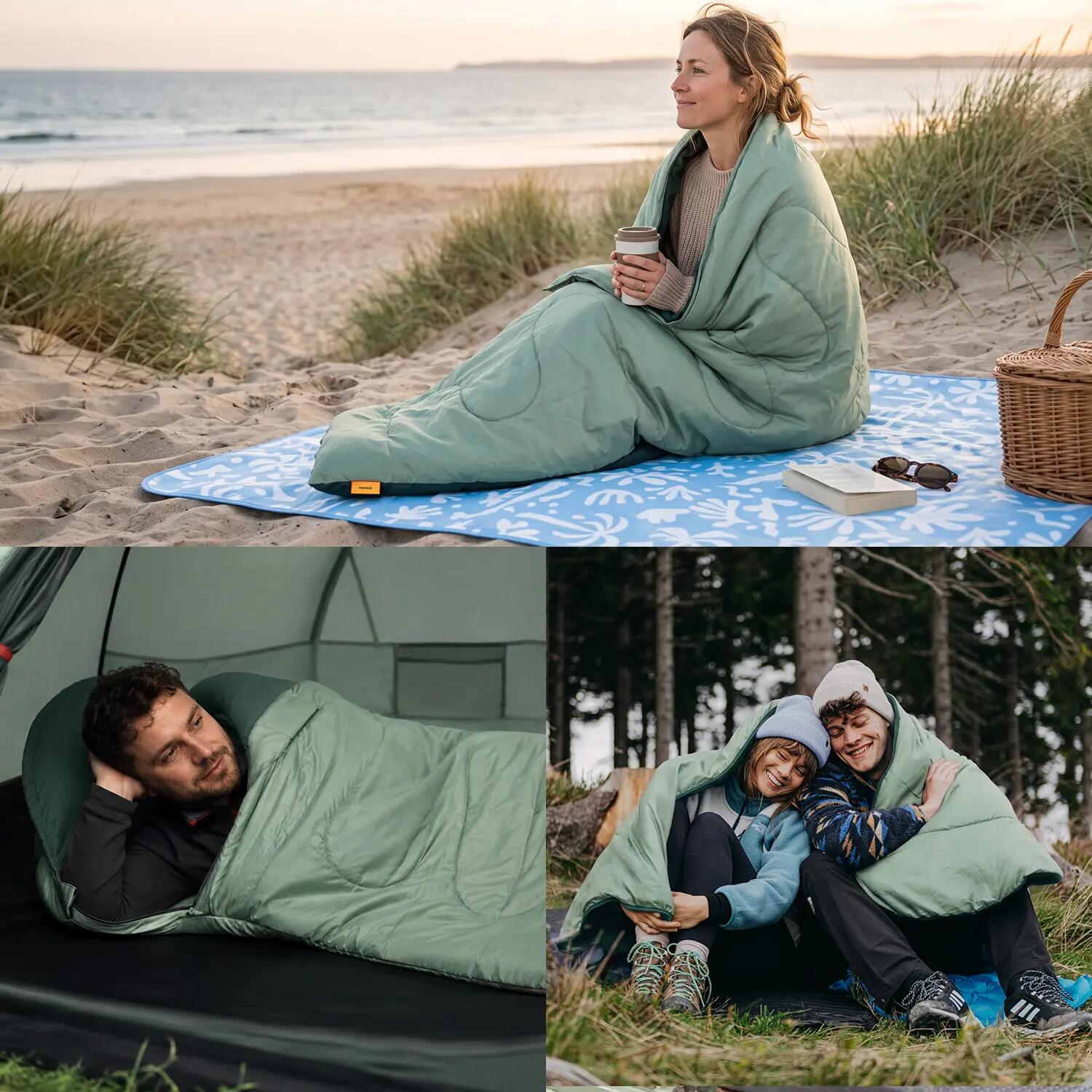 Śpiwór wiosenno-letni typu koperta Spokey Cozy Plus 5/15