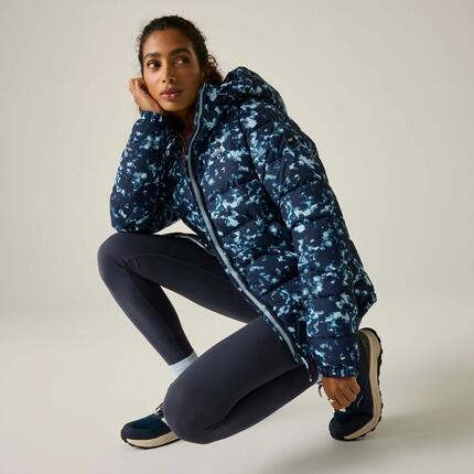 Aldthorn Wasserabweisende Wärmende Steppjacke mit Kapuze für Damen